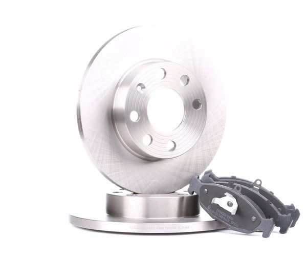 RIDEX 3405B0080 Kit dischi e pastiglie Opel Corsa 3 1.7 DTI (F08, F68) Diesel 75 CV 2006 prezzo