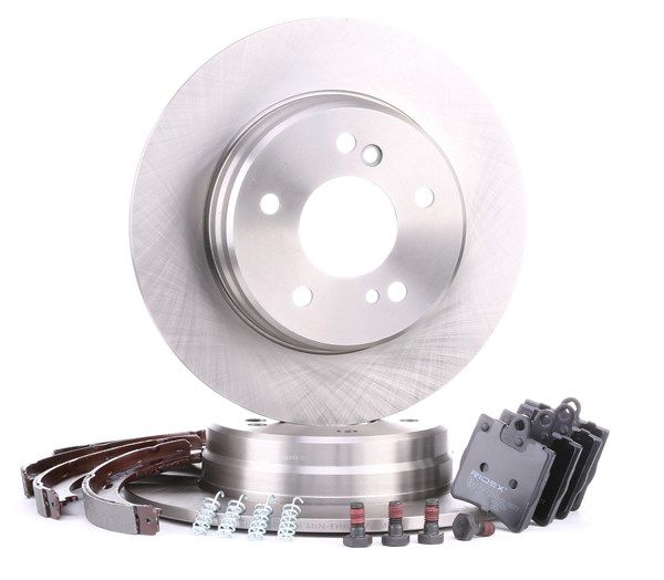 Kit de discos de freno y pastillas A1244231012 RIDEX 3405B0063