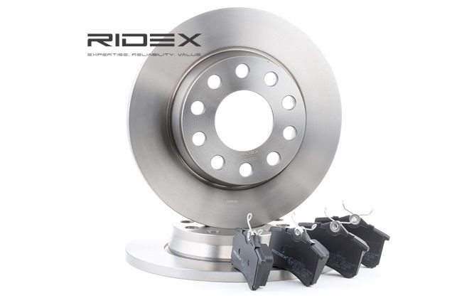 RIDEX 3405B0018 Комплект тормозных дисков и колодок Passat 3b5 2.8 V6 бензин 180 л.с. 1997
