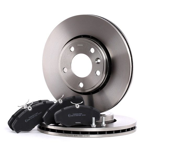 RIDEX 3405B0207 Комплект тормозных дисков и колодок BMW 3 Saloon (E90) 320 d Дизель 163 л.с. 2006