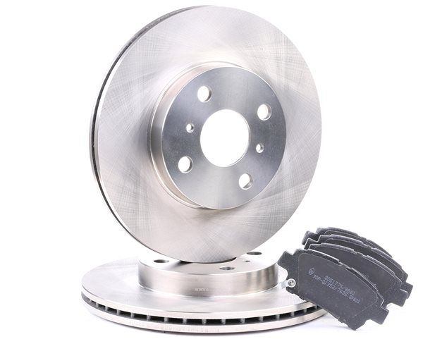 RIDEX 3405B0202 Brake discs and pads TOYOTA Yaris Verso (P2) 1.5 (NCP21) Petrol 109 hp 2004 price