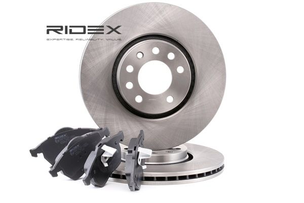 RIDEX 3405B0264 Remschijven en -blokken VAUXHALL Astra Mk IV (G) CC (T98) 2.0 SRI Turbo (F08) Benzine 192 Pk 2002 kosten