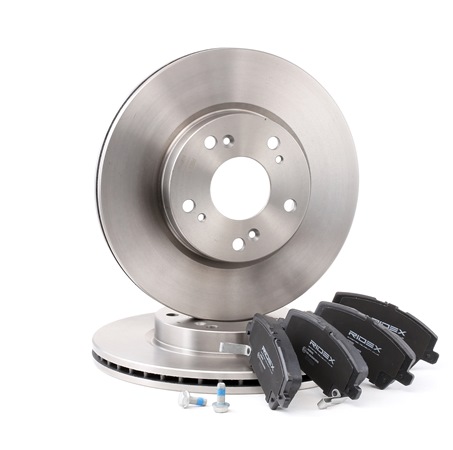 45022SMGE50S1 OE RIDEX Brake discs and pads set 3405B0250