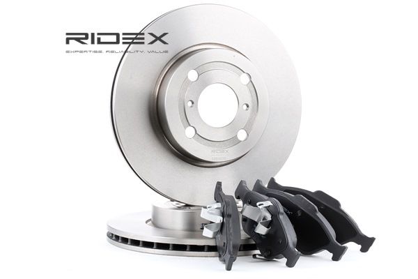 3405B0237 RIDEX Discos y pastillas de freno FORD FOCUS
