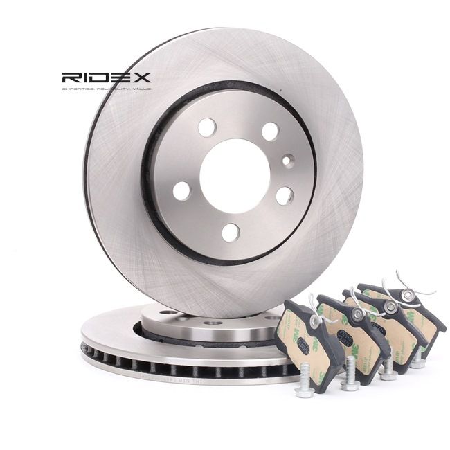 RIDEX 3405B0234 Kit de discos de freno y pastillas Audi A3 8L 1.9 TDI Gasóleo 100 cv 2003 precio