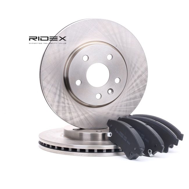 Kit de discos de freno y pastillas 509069 RIDEX 3405B0221