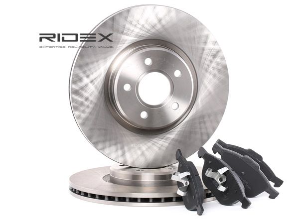 RIDEX 3405B0135 Brake discs and pads VOLVO V40 Cross Country (526) T4 AWD Petrol 180 hp 2014 price