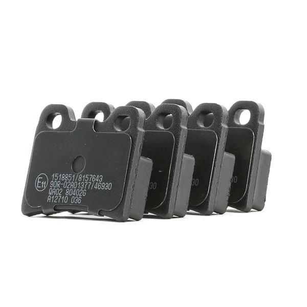 RIDEX 402B0598 Jarrupalat VW Pointer Hatchback 1.8 Bensiini 90 hv 2005