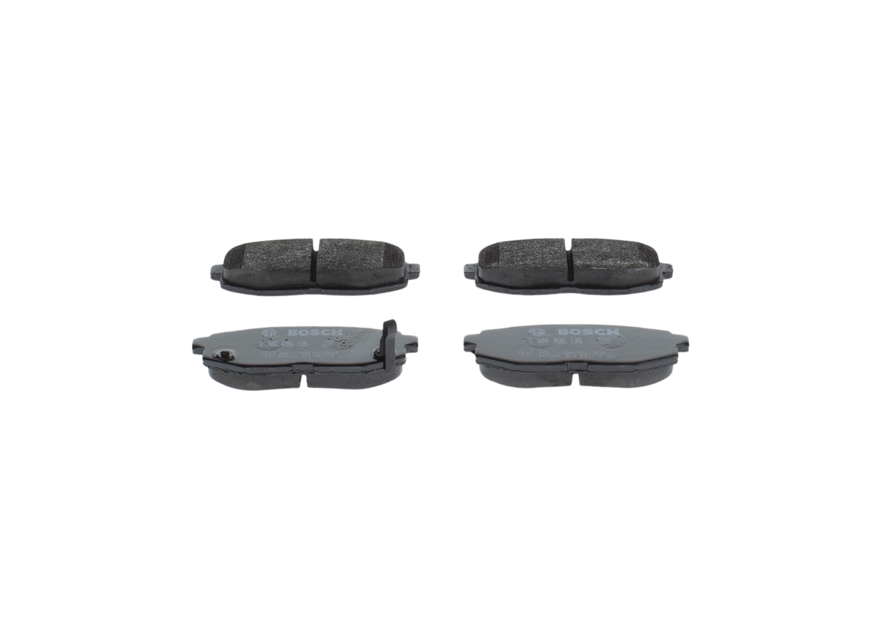originalni Subaru FORESTER BOSCH Komplet zavornih oblog, ploscne (kolutne) zavore 0 986 495 135