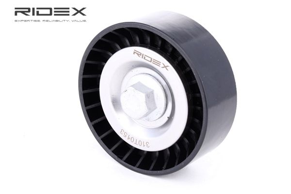 Polea tensora, correa poli V 04891596AC RIDEX 310T0153