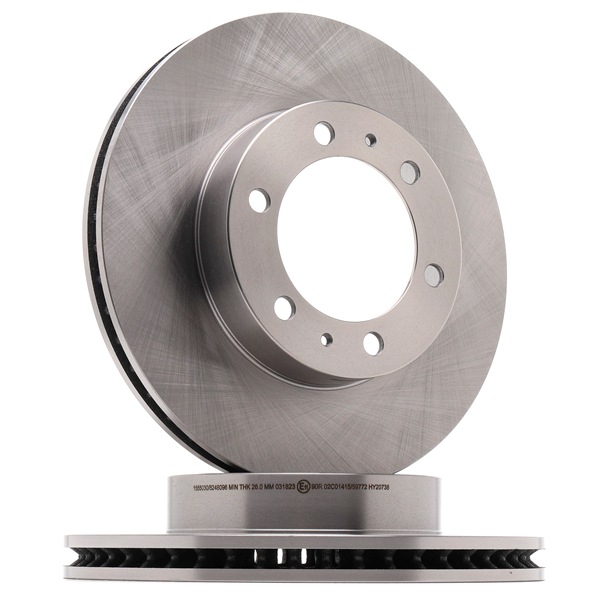 RIDEX 82B1254 Dischi dei freni TOYOTA Hilux VII Pick-up 2.5 D-4D (KUN15, KUN35) Diesel 144 CV 2014 prezzo