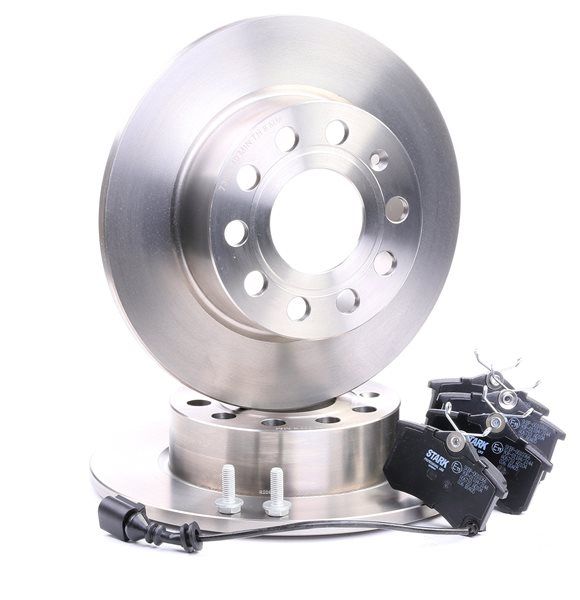 STARK SKBK-1090314 Stabdžių kaladėlės ir diskai Renault Clio 2 1.2 (BB0A, BB0F, BB10, BB1K, BB28, BB2D, BB2H, CB0A,... benzinas 58 AG 1999
