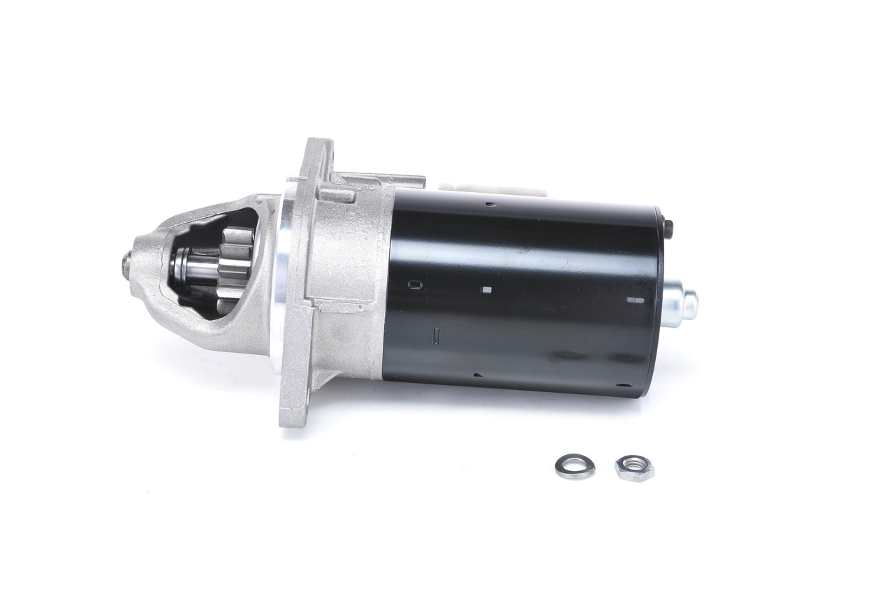 Starteris BOSCH 0 001 107 084 tinka BMW, AUDI, VOLKSWAGEN, MERCEDES-BENZ, VOLVO pigu