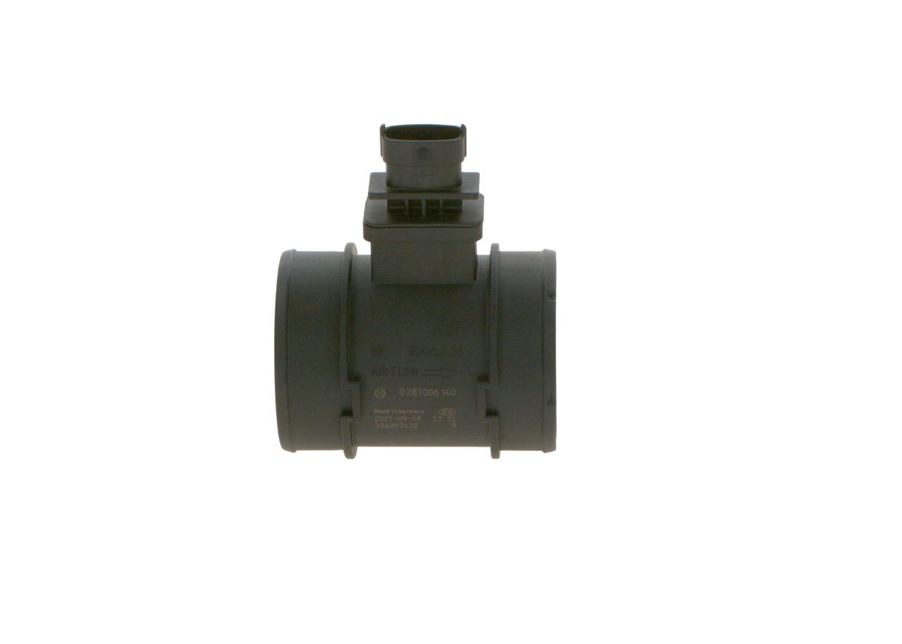 Medidor de massa de ar BOSCH 0 281 006 140 adequados para RENAULT, BMW, VW, MERCEDES-BENZ, PEUGEOT barato