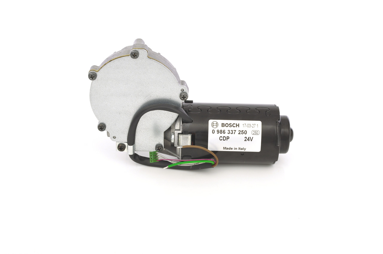 Valytuvo variklis BOSCH 0 986 337 250 tinka BMW, AUDI, VOLKSWAGEN, MERCEDES-BENZ, VOLVO pigu