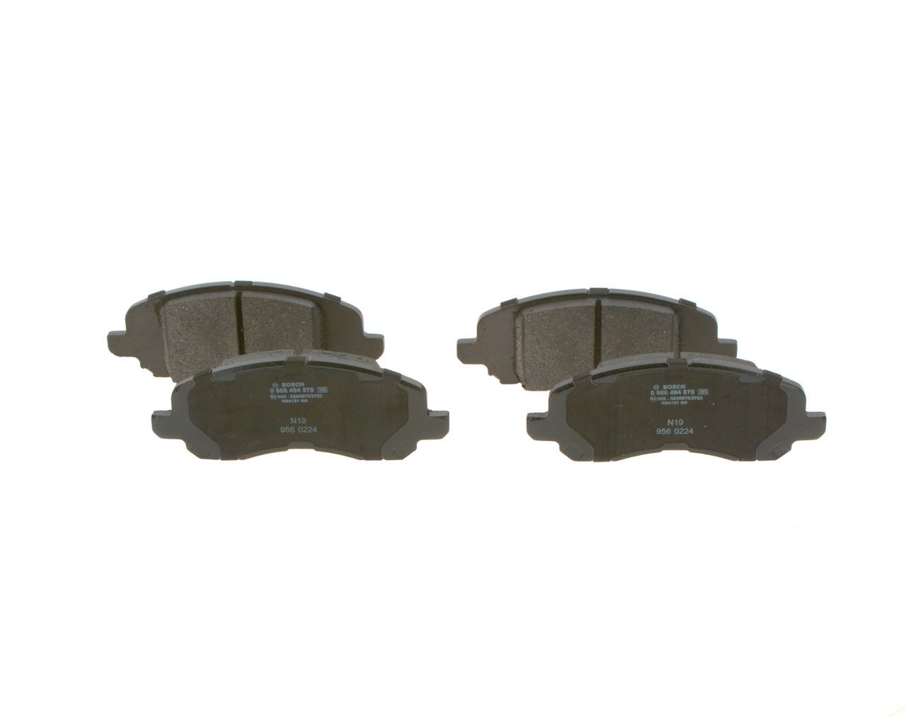BOSCH Brake pad set 0 986 494 575