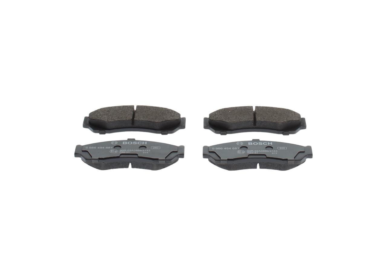 BOSCH Bromsbelägg 0 986 494 681