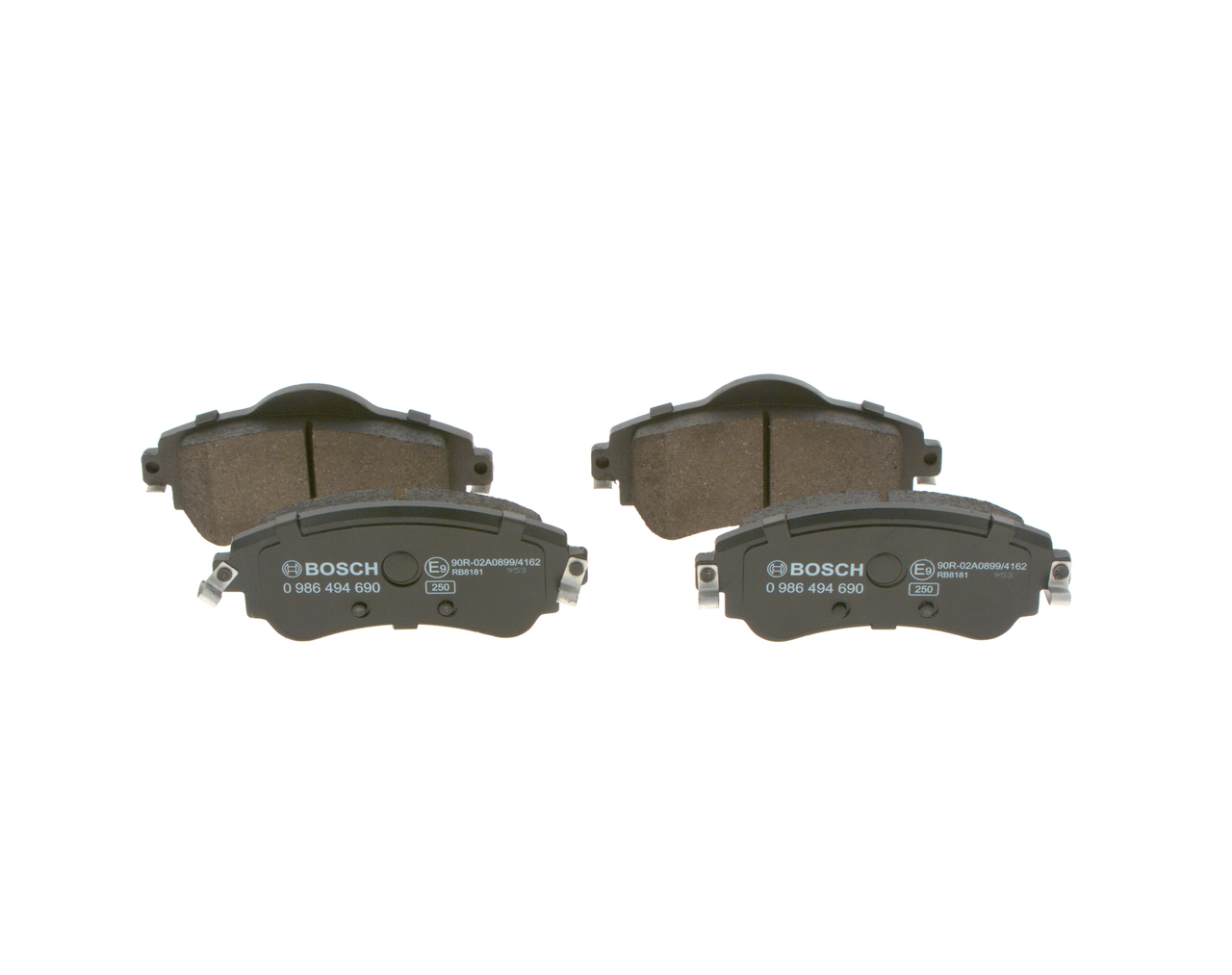 BOSCH Juego de pastillas de freno 0 986 494 690
