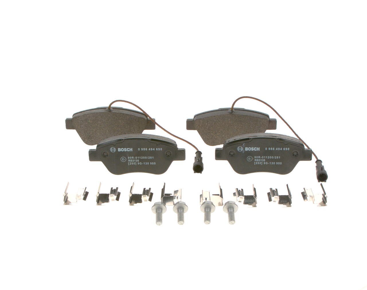 BOSCH 77366602 Jarrupalat, levyjarru 0 986 494 698