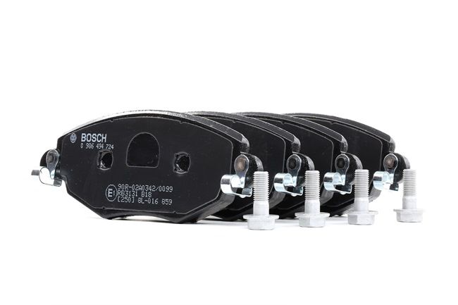 Комплект тормозных колодок, дисковый тормоз BOSCH 0 986 494 724 совместимо с FORD, JAGUAR дешево