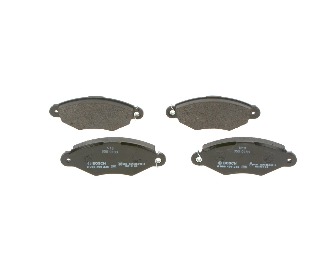 425169 OE BOSCH Bremseklosser 0 986 495 235