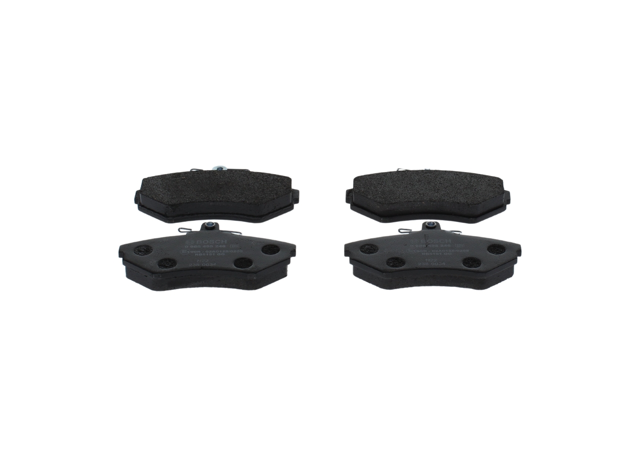 6N0698151B OE BOSCH Kit pastiglie freni 0 986 495 246