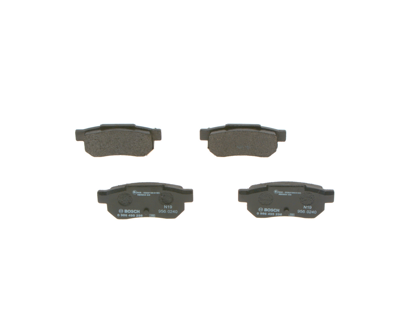BOSCH 0 986 495 256 Pastilha de freio City GM 1.5 i-VTEC Gasolina 118 cv 2020 preço
