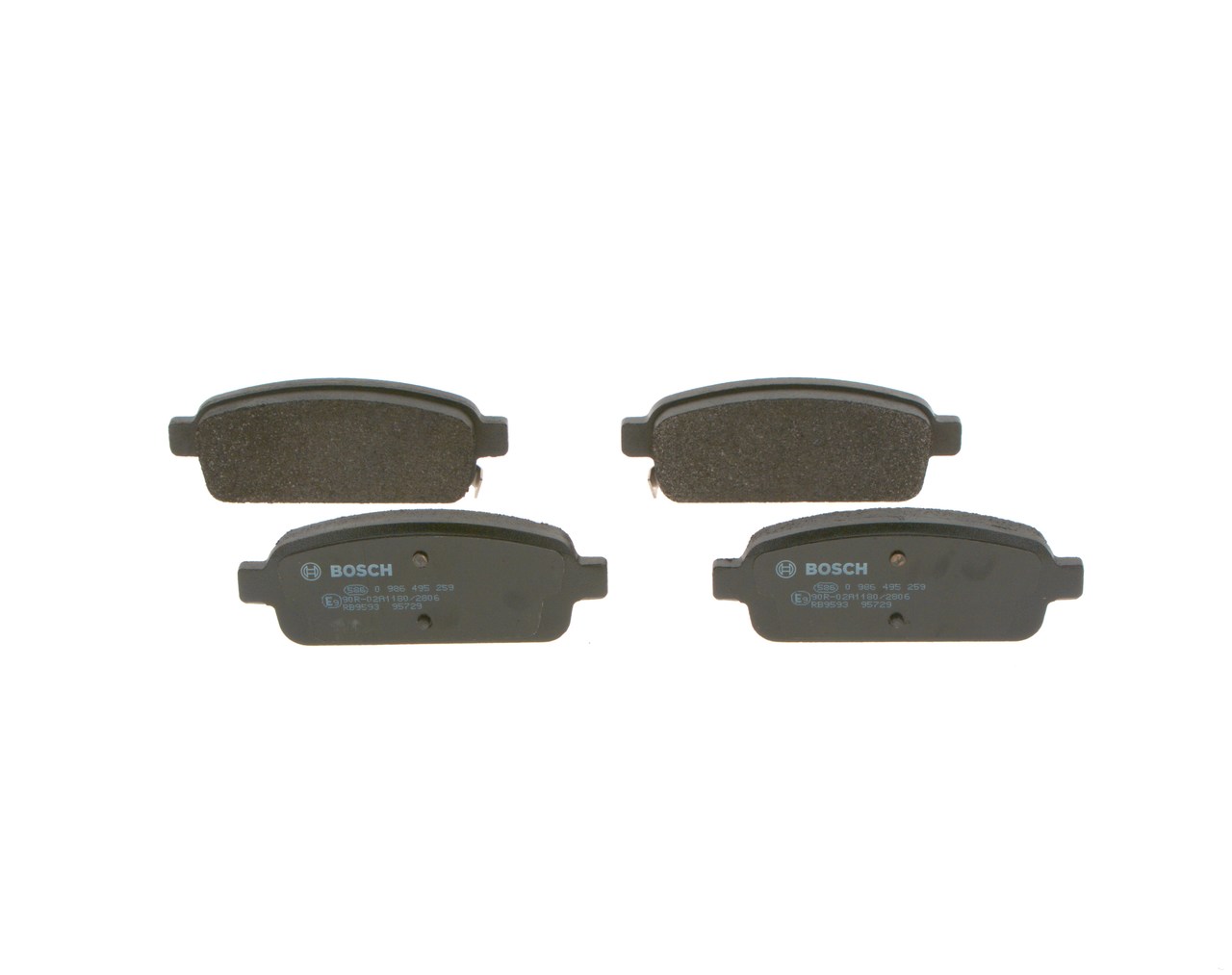 BOSCH Bremseklosser 0 986 495 259