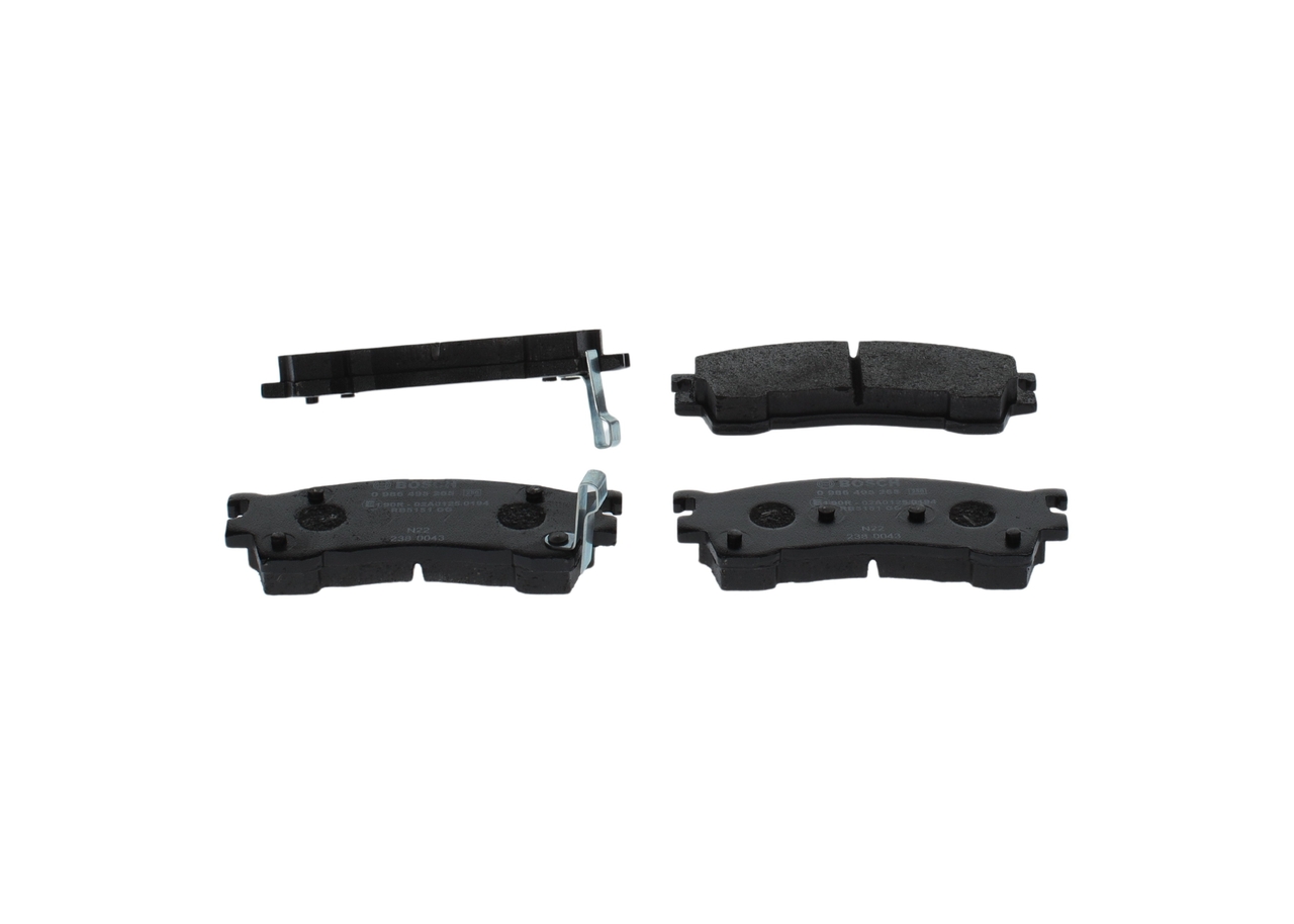 originale Mazda XEDOS BOSCH Bremsebelegg 0 986 495 265