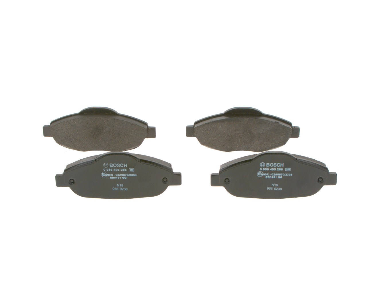 Costo kit pastiglie freno PEUGEOT 3008 BOSCH 0 986 495 266
