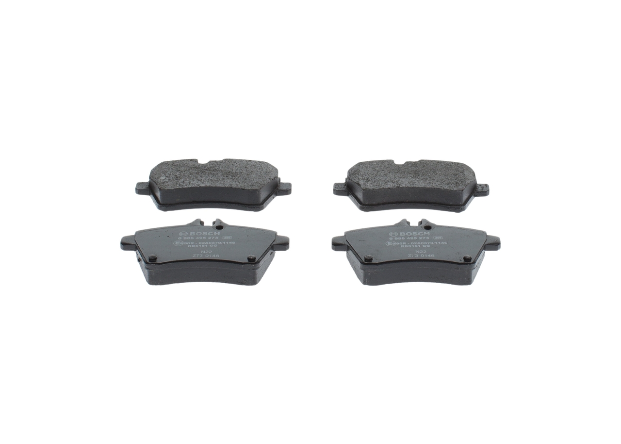 BOSCH A1694200320 Jarrupalat, levyjarru 0 986 495 273