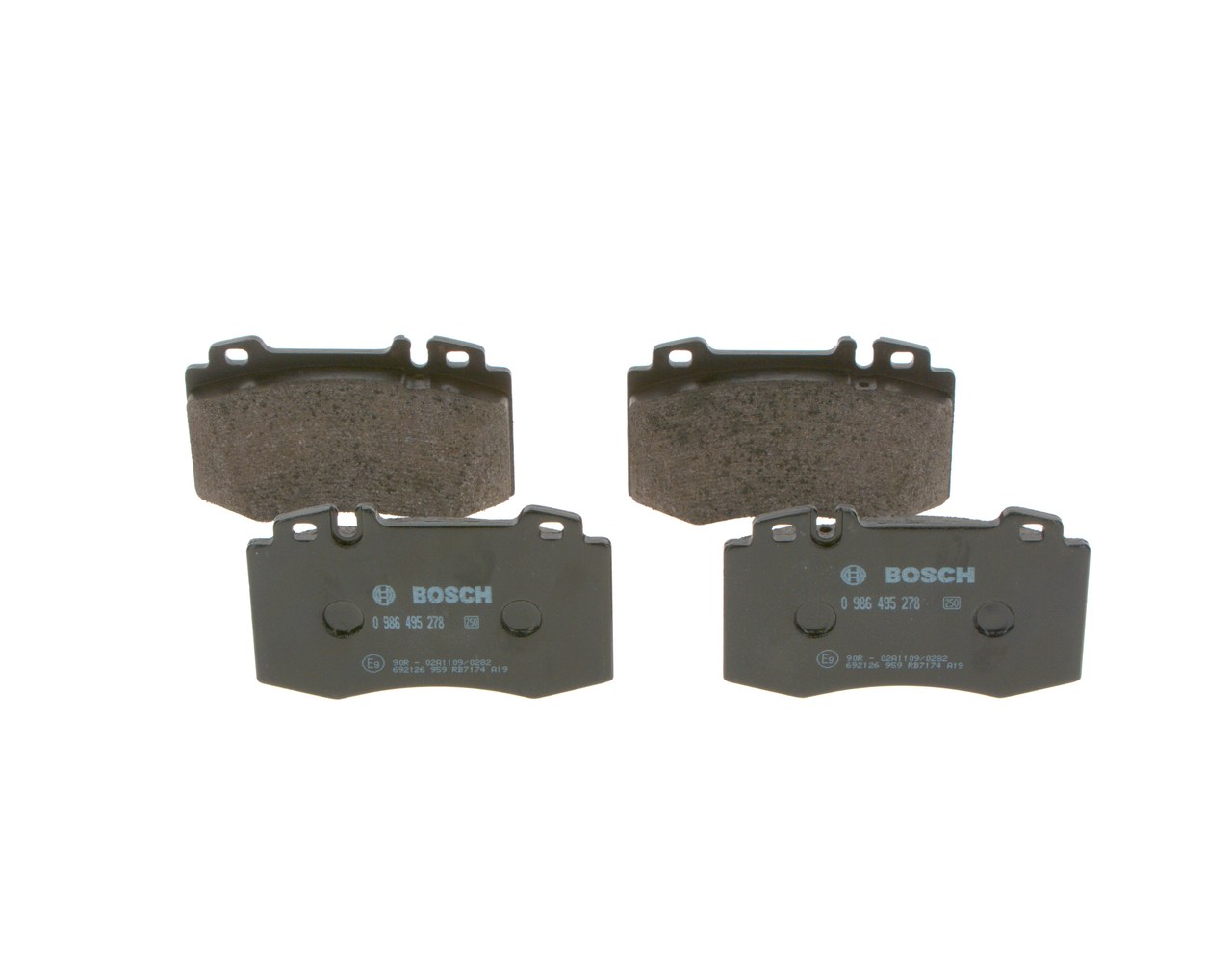A2214200720 OE BOSCH Kit pastiglie freni 0 986 495 278