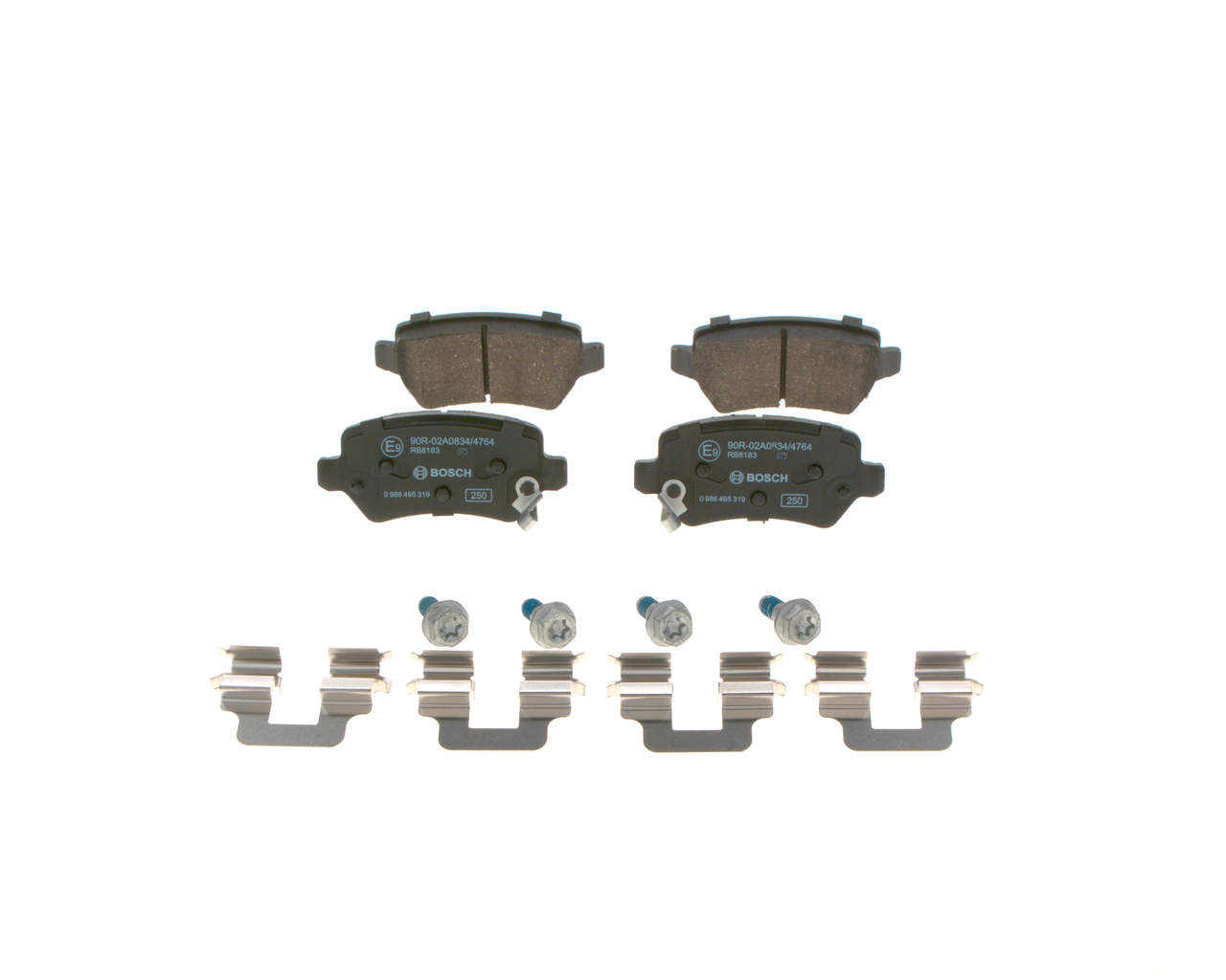 93176118 OE BOSCH Brake pad set 0 986 495 319