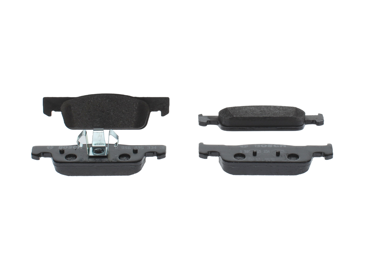 BOSCH 0 986 495 334 Тормозные колодки дисковые RENAULT LOGAN II 1.6 бензин 90 л.с. 2014