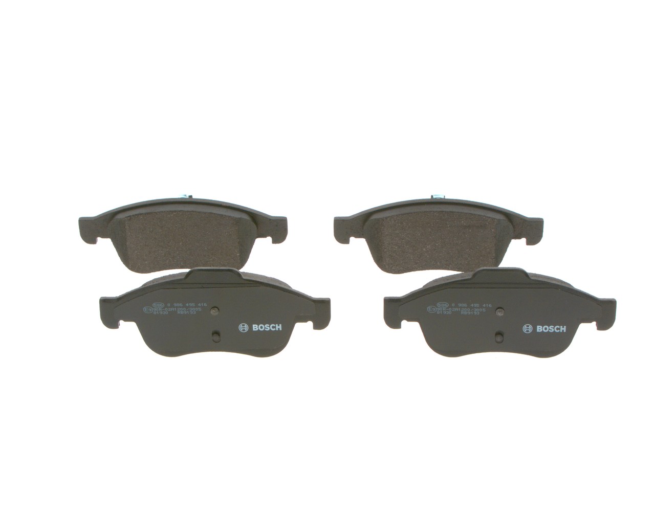 BOSCH 0 986 495 416 Brake pads RENAULT Duster (HM_) 1.6 SCe 115 4x4 (HMM1) Petrol 114 hp 2020 price