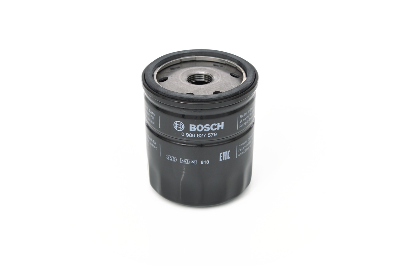 Öljynsuodatin BOSCH 0 986 627 579 sopivat MERCEDES-BENZ, VW, BMW, TOYOTA, VOLVO halvalla