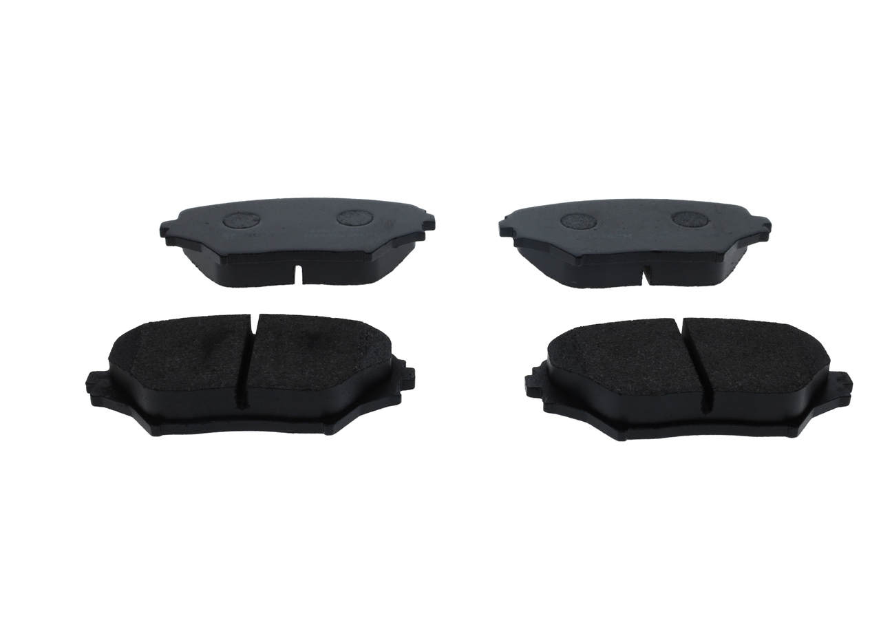Комплект тормозных колодок, дисковый тормоз BOSCH 0 986 AB2 383 совместимо с BMW, AUDI, VW, VOLVO, MERCEDES-BENZ дешево