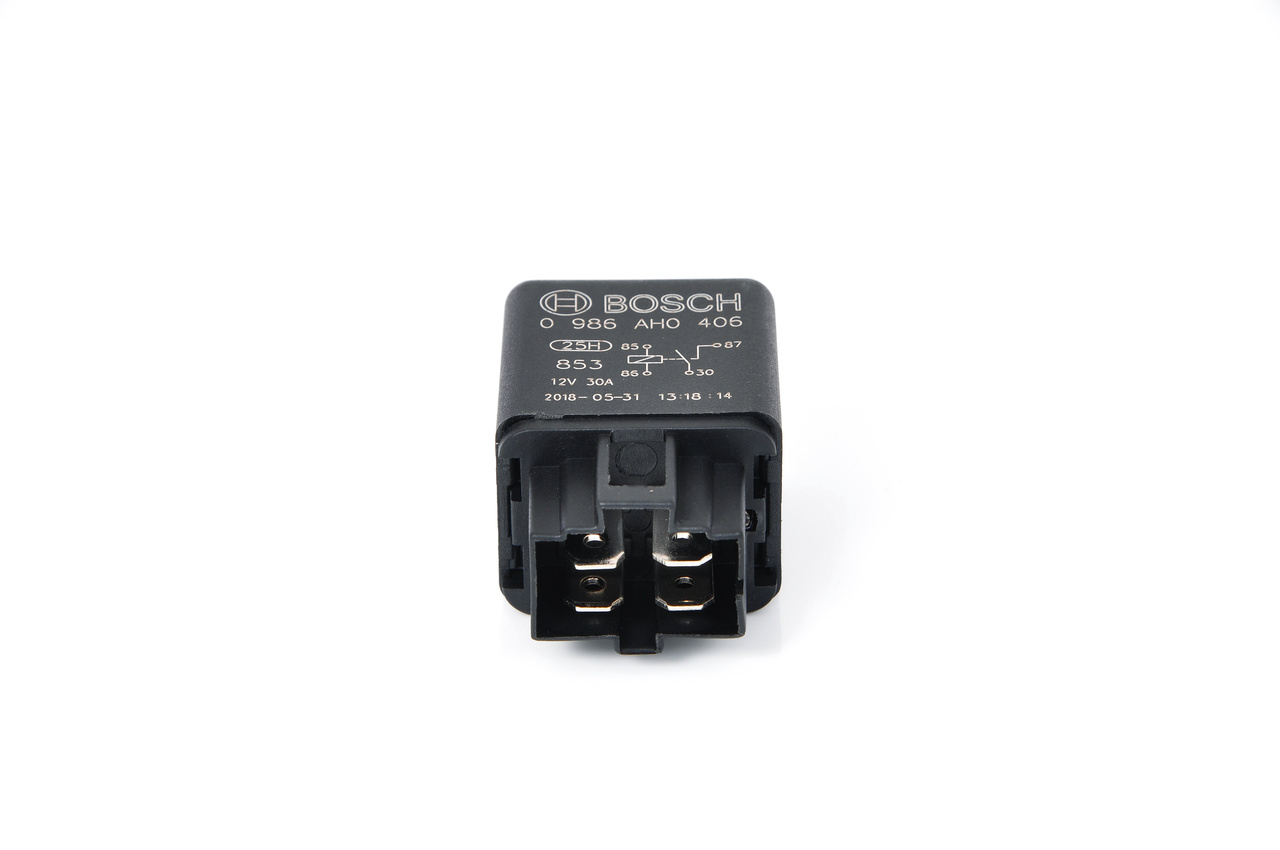 Relè, arbeidsstrøm BOSCH 0 986 AH0 406 som passer til VW, BMW, MERCEDES-BENZ, AUDI, TOYOTA rimelig