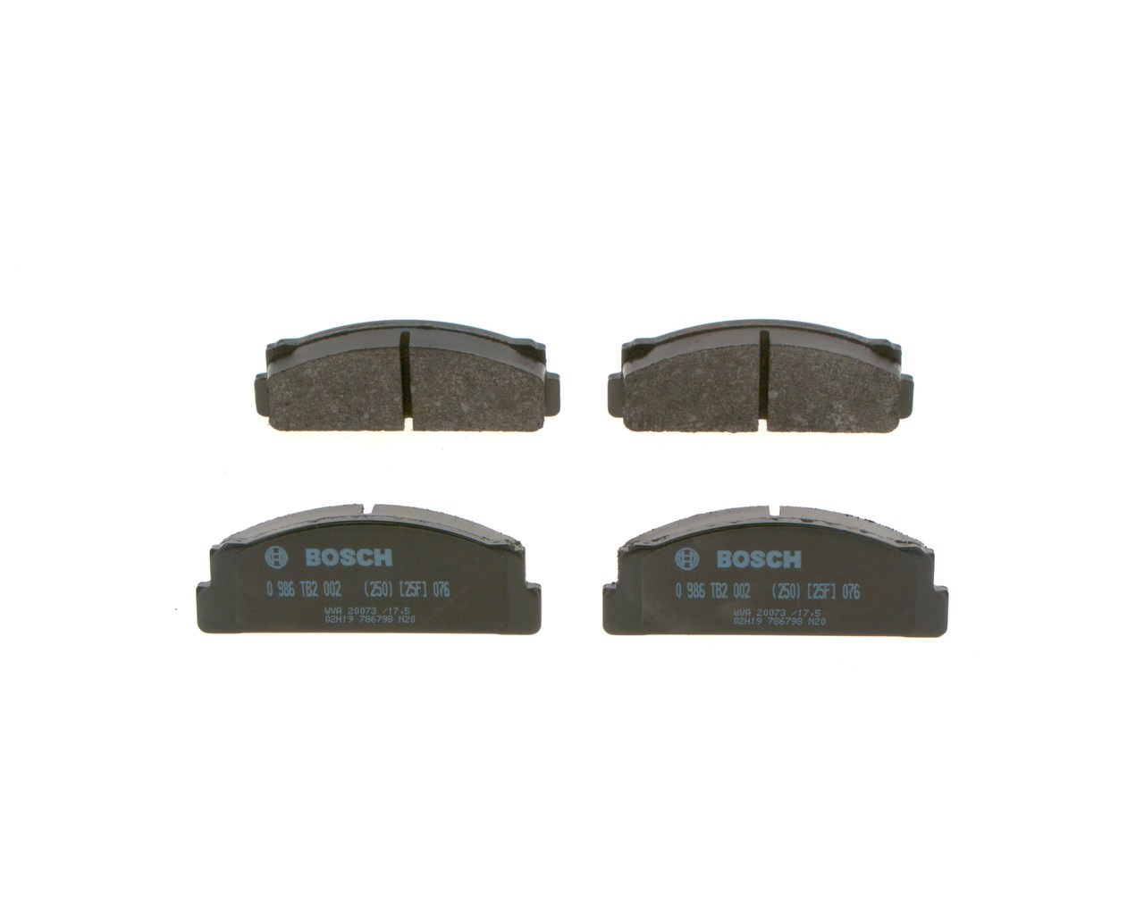 4255797 OE BOSCH Bremsbeläge 0 986 TB2 002