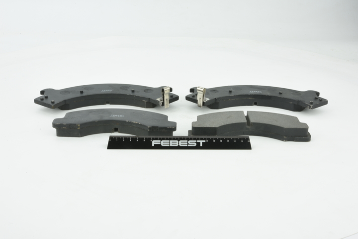 Original Isuzu D-MAX FEBEST Bremsbelagsatz 0201-F22F