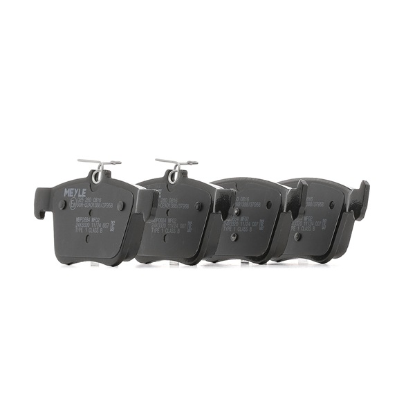 MEYLE Kit pastiglie freni 025 250 0816