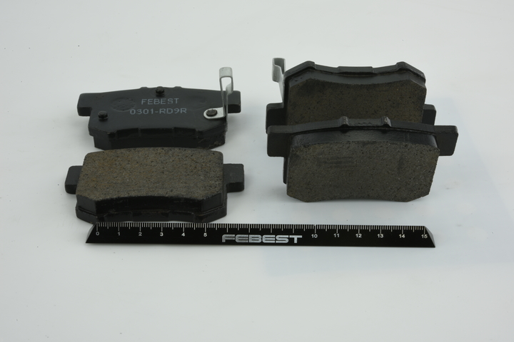 FEBEST 0301-RD9R Brake pad set Civic Mk7 2.0 (EV1) Petrol 162 hp 2001 price