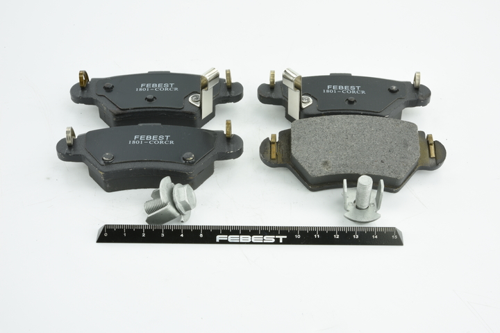 FEBEST 1801-CORCR Pastillas de freno OPEL Corsa C Sedán (X01) 1.7 CDTi Gasóleo 100 cv 2008 precio