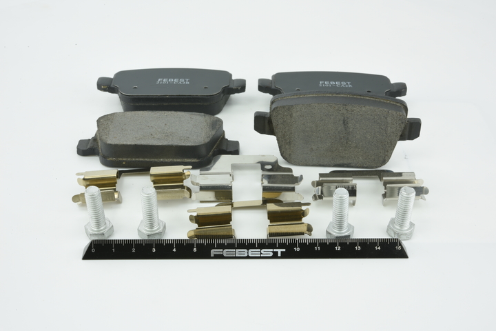 FEBEST 2101-CA2R Brake pads VOLVO S80 II (124) 3.2 Petrol 233 hp 2011 price