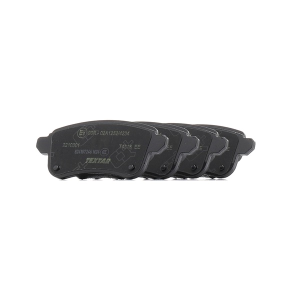 2210301 TEXTAR Pastillas de freno RENAULT MEGANE