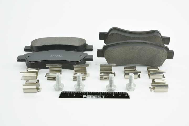 FEBEST 2501-BOXR Brake pads PEUGEOT BOXER Bus 2.8 HDi Diesel 127 hp 2005 price