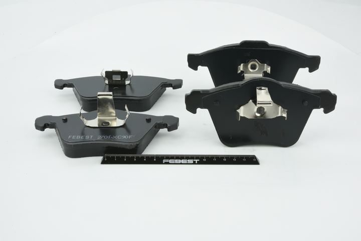 FEBEST 2701-XC90F Brake pad set VOLVO S80 II (AS, 124) 3.2 Petrol 233 hp 2010 price