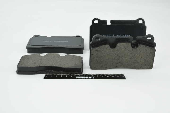 FEBEST 2901-RRIIIF Stabdžių kaladėlės MITSUBISHI Lancer VII Sedanas (CS_A, CT_A) EVO VII (CT9A) benzinas 272 AG 2003
