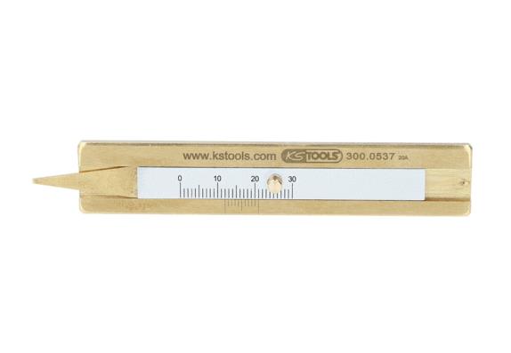 Meetinstrument, profieldiepte KS TOOLS 300.0537 geschikt voor VOLKSWAGEN, BMW, MERCEDES-BENZ, OPEL, FORD goedkope