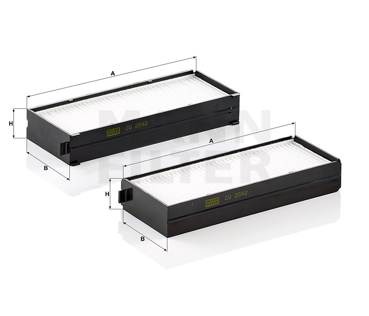 976193D100 OE MANN-FILTER Filtre d'habitacle CU 2542-2